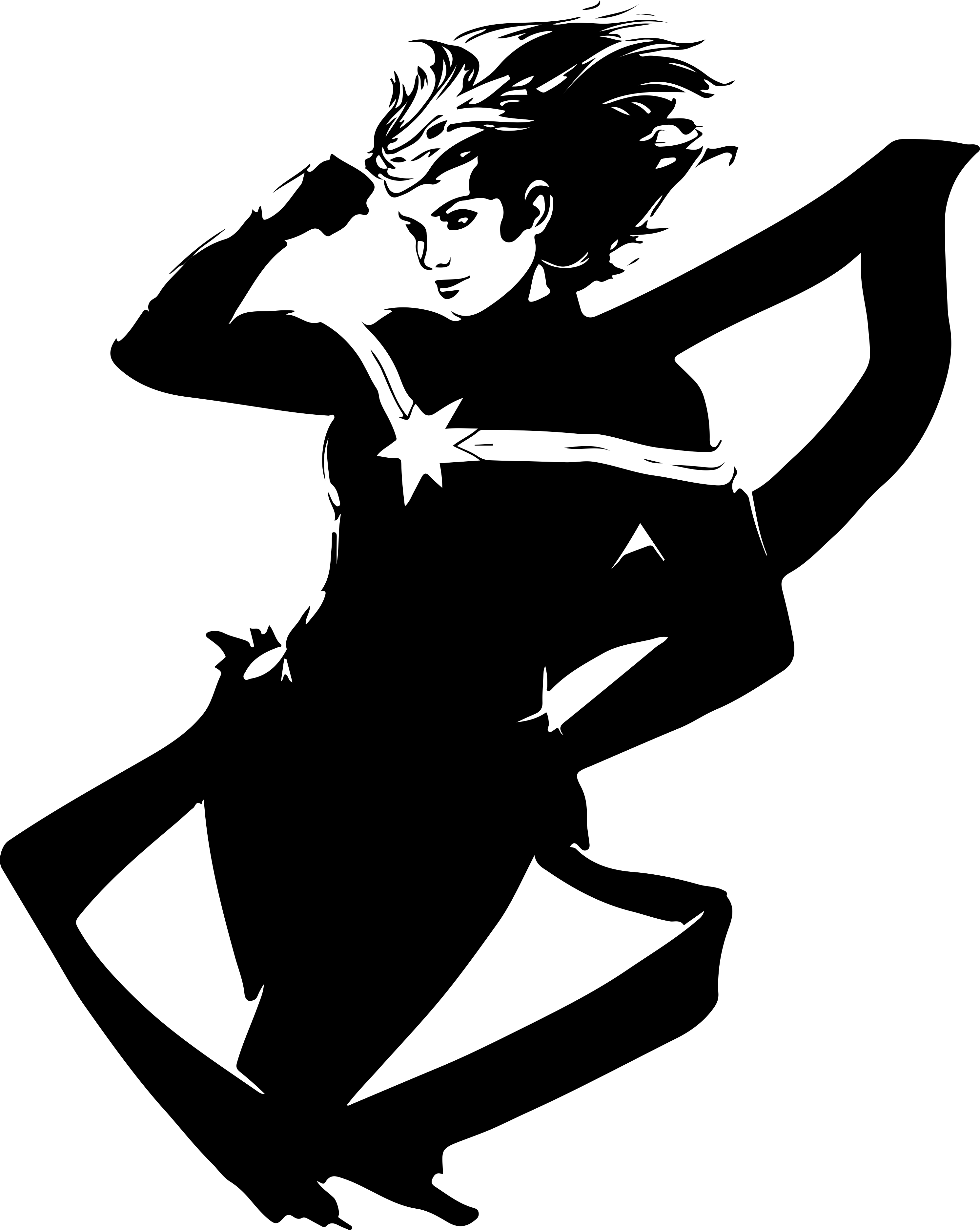 Captain Marvel Simple Line Art Svg Free Vectors